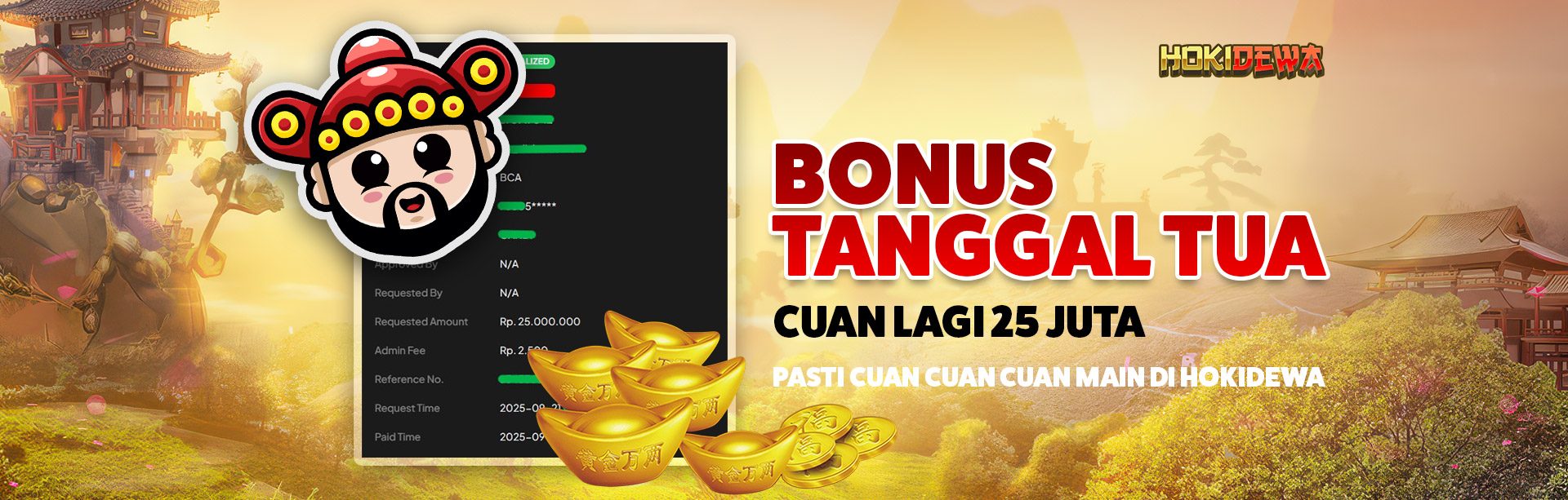 BONUS TANGGAL TUA