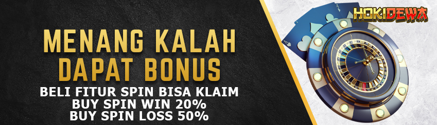 BELI SPIN SLOT DI HOKIDEWA, MENANG KALAH DAPAT BONUS